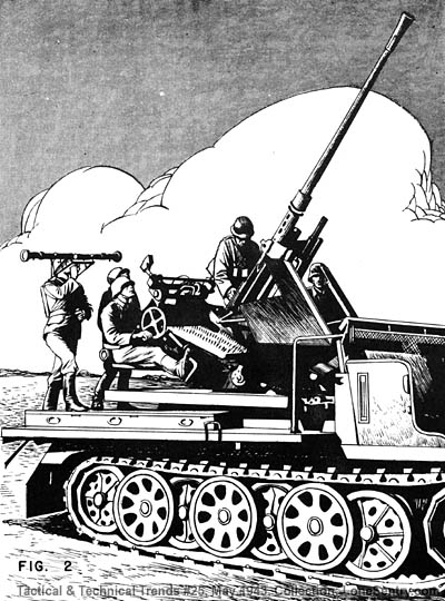 [Halftrack with 37-mm AA Gun]